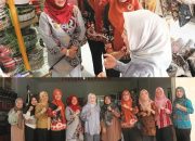 Ketua TP PKK Lampung Utara Tinjau Gedung PKK dan UMKM Craftina di Kelapa Tujuh