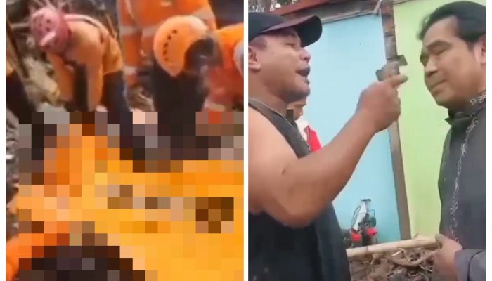Warga Emosi Ketika Melihat Aang yang Berkesan Acuh Pada Anak dan Istrinya Hingga Jadi Korban Banjir!