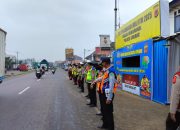 Arus Lalulintas di Pos Pam Pasar Sukamandi Terpantau Ramai Lancar