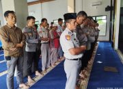 Polri Berduka, Polres Lampung Utara Gelar Shalat Ghaib