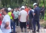 Bupati Labusel Koordinasi dengan PT SKU Normark Terkait Jalan Terputus Akibat Banjir