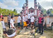 Polres Tulang Bawang Kerahkan Puluhan Personel Amankan Ibadah Hari Raya Galungan di 12 Pura