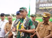 Kasad dan Wamentan Resmikan Sarana Pengairan Ribuan Hektare Sawah di Sukabumi