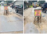 Warga Keluhkan Kondisi Jembatan Rusak di Jalan Provinsi di Kabupaten Subang