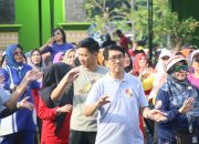 Semarak Senam Bersama, Penanaman Pohon, dan Kejutan Ultah Kapolres: Sinergi dan Kepedulian Forkopimda Lampura