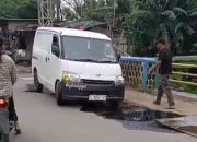 Jembatan Penghubung Subang-Karawang Alami Kerusakan, Warga Khawatir Keselamatan Pengguna Jalan