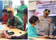 Kapolres Simalungun Gelar Pemeriksaan Kesehatan Gratis Untuk Driver Ojol Dan Lansia Sambut Hut Bhayangkara Ke-79