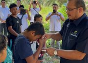 Lambok Siadari Apresiasi Kegiatan Sosial Kebun Sei Meranti PTPN IV Santuni Anak Yatim di Bagan Batu