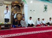 Pengajian Rutin Bulanan Masjid Al-Amanah Kelapa Tujuh Kotabumi Selatan Berlangsung Khidmat
