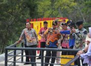 Sekda Lampung Barat Tinjau Kesiapan Peresmian Pasar Tematik Wisata Jelajah Danau Ranau