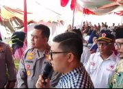 Kapolda Sumut Apresiasi PMI Labusel saat Kunjungan Kerja dan Peletakan Batu Pertama Mako Polres Labusel