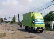 Kondisi Jalan Nasional Pantura di Jatisari Karawang Membahayakan Pengguna Jalan