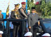 Presiden Prabowo Pimpin Upacara HUT ke-79 Bhayangkara di Monas, Ribuan Peserta Meriahkan Peringatan