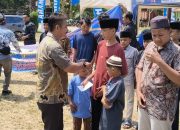 Distrik Meranti 7 Salurkan Sembako dan Santunan Anak Yatim di Milad ke-6 Tim Sumber Simpang Kanan