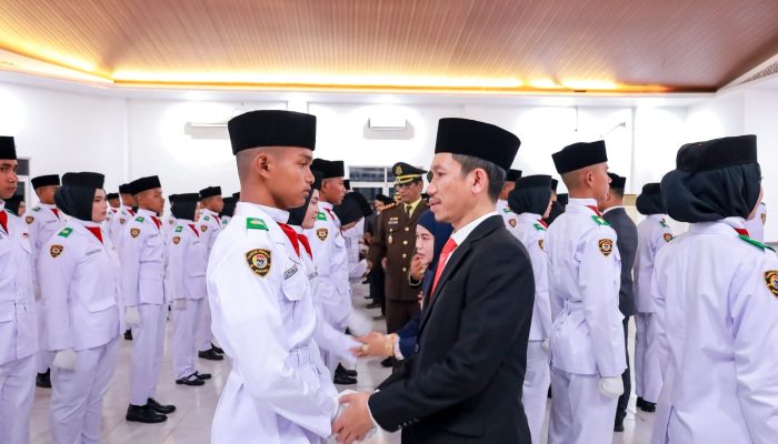 Bupati Aceh Barat Kukuhkan Paskibraka 2025: Amanah Mulia Sambut HUT ke-80 RI