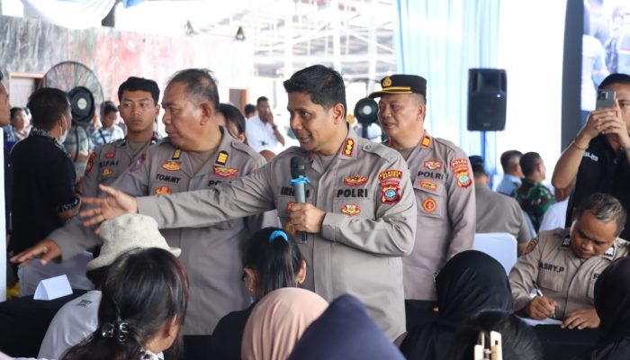 Polresta Manado dan Bulog SulutGo Salurkan 10 Ton Beras Lewat Gerakan Pangan Murah di Pasar Bersehati