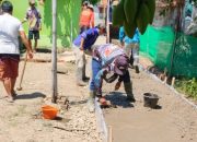 Permudah Akses Warga, Pemdes Pegagan Kembali Realisasikan Pembangunan Cor Beton 