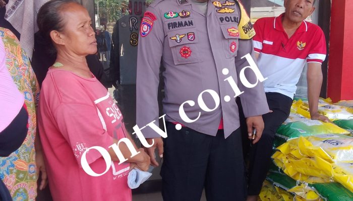 Warga Desa Puntang Antusias Serbu Beras Murah Program SPHP Bulog