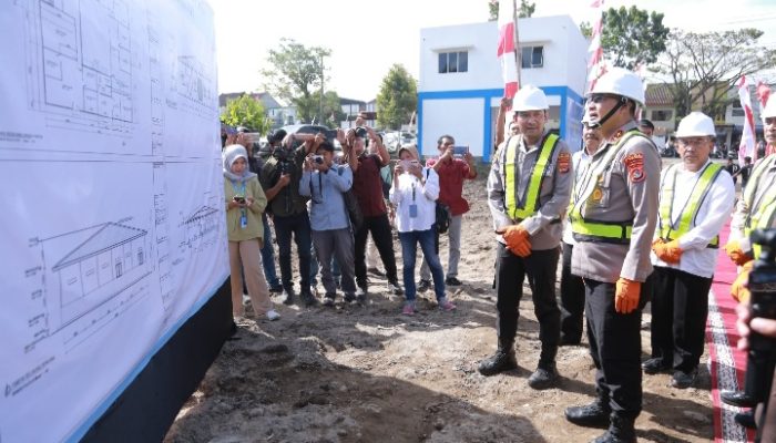 Kapolda NTB Letakkan Batu Pertama SPPG Polres Loteng, Wujud Polisi Peduli Gizi