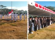 Upacara HUT RI ke-80 di Kecamatan Sakra Berlangsung Khidmat dan Meriah