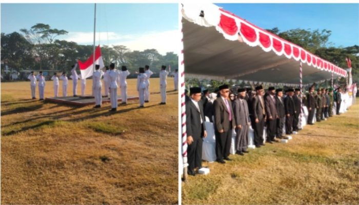 Upacara HUT RI ke-80 di Kecamatan Sakra Berlangsung Khidmat dan Meriah