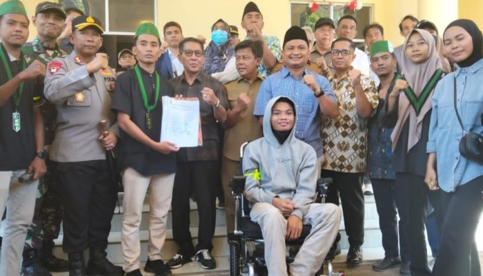 HMI Sumbawa Barat Gelar Aksi Damai: Suarakan 9 Tuntutan Nasional dan Lokal di DPRD & Polres KSB