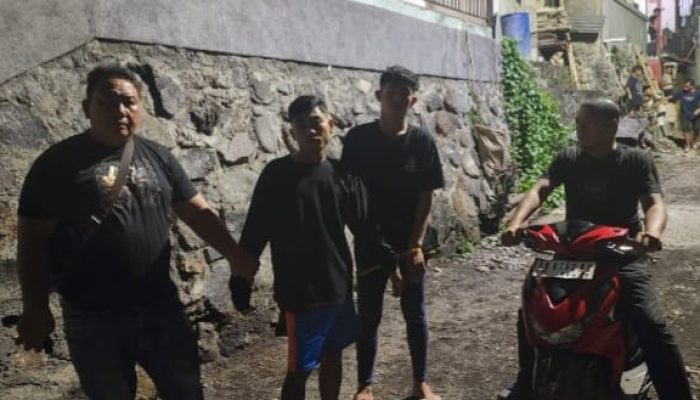 Resmob Polsek Maesa Tangkap Cepat Dua Pelaku Penganiayaan dan Perampasan Motor di Bitung