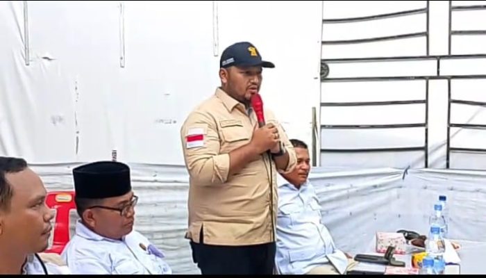 Edi Romansyah Gelar Temu Ramah dan Rekrutmen Kader Baru Gerindra di Labuhanbatu Selatan