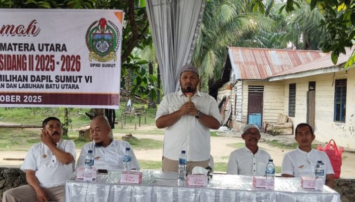 Ratusan Warga Hadiri Temu Ramah Edi Romansyah di Labuhanbatu Selatan