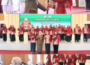 Pemkab Lampung Utara Kukuhkan Pengurus Dekranasda, Perwosi, YJI, dan Sejumlah Organisasi Mitra Daerah