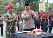 Polres Langkat Berikan Kejutan pada Peringatan HUT ke-80 Korps Marinir