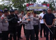 Wakapolda Riau Hadiri Simulasi SISPAM MAKO dan SISPAM KOTA di Polres Rokan Hilir