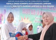 Wali Kota Bandar Lampung Hadiri Jalan Sehat Milad ke-3 IKBA-SP45TA