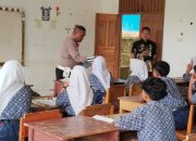 Satlantas Polres Way Kanan Sosialisasikan Budaya Tertib Lalu Lintas kepada Pelajar Baradatu