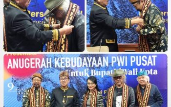 Bupati Lampung Utara Kenalkan Cangget Bakha pada Ajang PWI Pusat 2026
