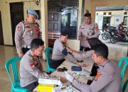 Sie Dokkes Polres Tubaba Laksanakan Pelayanan Kesehatan Keliling Rutin bagi Personel Polsek