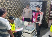 Kapolsek Juntinyuat Pimpin Razia Miras Ilegal Menjelang Ramadhan 1447 H