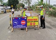Cegah Kemacetan, Satlantas Polres Lampung Utara Atur Arus di Sukarno Hatta