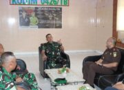 Dandim 0426/Tulang Bawang Sambut Hangat Silaturahmi Kajari di Makodim