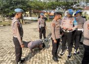 Propam Polres Tubaba Gelar Gaktiblin, Tegakkan Disiplin Anggota