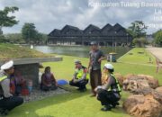 Patroli Lebaran, Pospam Islamic Center Tubaba Jaga Keamanan Wisatawan