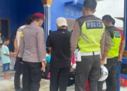 Sigap, Pos Pam Menggala Tangani Kecelakaan di Lintas Timur