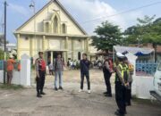 Polisi Amankan Ibadah Hari Palma di Kotabumi, Berjalan Aman dan Lancar