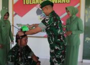 Letkol Syurya Dharma Pimpin Korp Raport Kenaikan Pangkat Prajurit Kodim 0426/Tulang Bawang