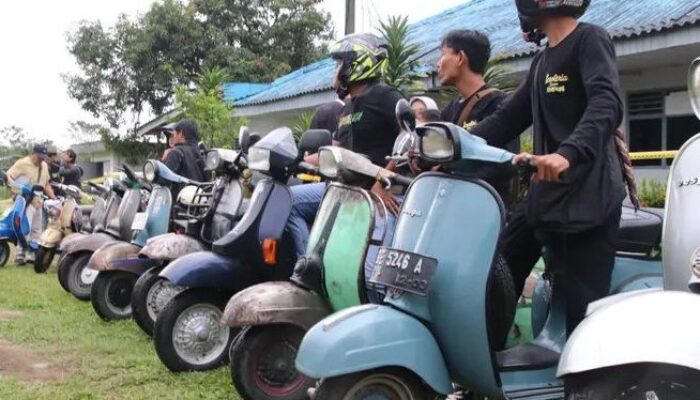 Vespa Lampung Utara Padati Prokimal, Halal Bihalal Jadi Ajang Silaturahmi