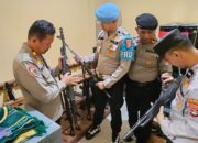 Sipropam Tubaba Cek Senpi Dinas, Cegah Penyalahgunaan Personel