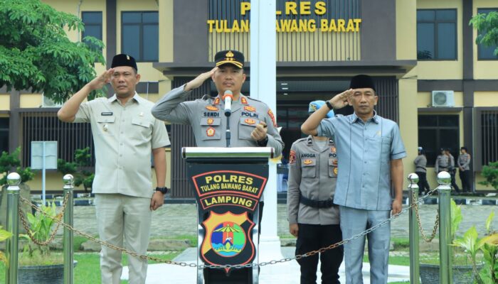 Polres Tubaba Gelar Apel Sabuk Kamtibmas dan Simulasi Sispam Mako