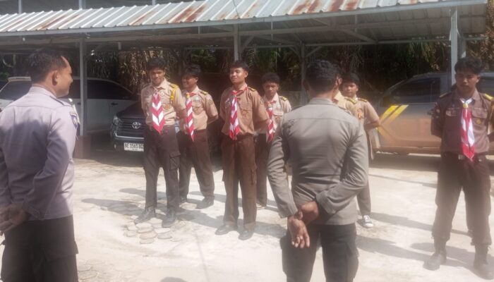 Polsek Dente Teladas Perkuat Saka Bhayangkara, Cetak Pemuda Garda Kamtibmas