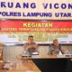 Biro Rena Polda Lampung Monitoring Pelayanan Publik Polres Lampung Utara