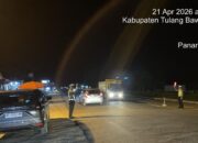 Patroli Blue Light Sat Lantas Polres Tubaba Wujudkan Rasa Aman di Malam Hari